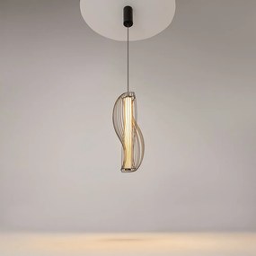 Lustra Suspendata LED, Negru, Shadows of the past