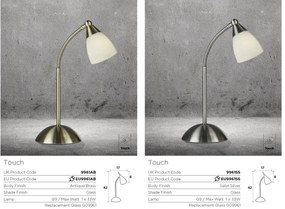 Lampa de masa reglabila cu design modern Touch EU9961SS SRT