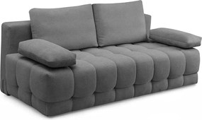 Canapea extensibilă Tuko cu ladă - gri țesătură Freya 210.21