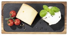 WENKO 55103100 - Tocător BLACK OUTDOOR KITCHEN, 30 x 15 cm, maro/gri