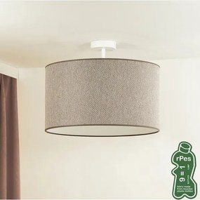 Lustră aplicată ROLLER ECO Duolla RECYCLING 1xE27/15W/230V d. 45 cm maro