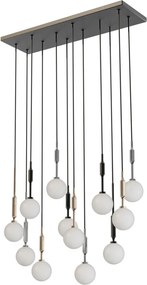 Lustra cu 12 pendule Ero XII Multicolor 80x25