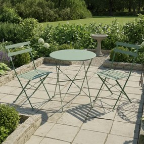 Set gradina 1+2, verde, otel, OBAX NEW
