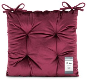 Pernă de scaun din catifea 40x40 cm Aleksa – Restilo