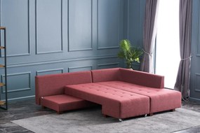 Coltar Extensibil Petra Dreapta, 282 x 85 x 206 cm