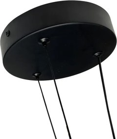 Lustră LED suspendată pe cablu TRIANGLE LED/40W/230V 3000/4000/6000K Ø 60 cm, negru
