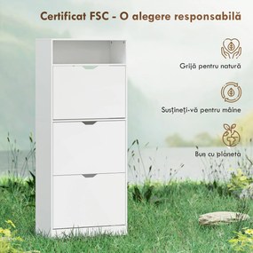 HOMCOM dulăpior pentru pantofi | Aosom Romania