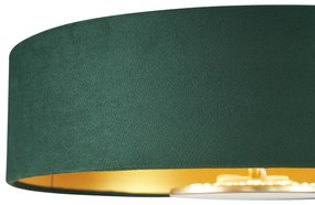 Plafonieră modernă verde cu interior auriu, incl. LED cu 3 trepte de intensitate - Bredow