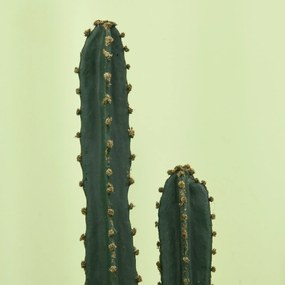 Outsunny Cactus artificial extrem de realist plantă artificială de dimensiuni mari dim. Ø 18 x 120H cm verde | Aosom Romania