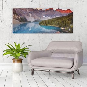 Tablou - Peisaj montan din Canada (120x50 cm)