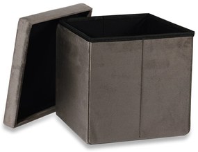 Taburet pliabil maro CUBEXO VELVET M