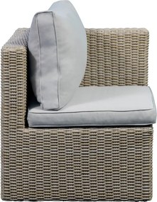 Set mobilier de grădină bej/maro deschis pentru 2 persoane Modular – Unique Furniture