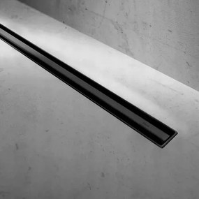 Set rigola pentru dus plus capac 60 cm Rea Neo Slim Pro negru