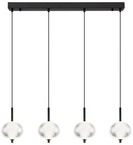 Lustră LED pe cablu Globo 16042-4H AIDA 4xLED/5,75W/230V 3000K/4500K/6500K