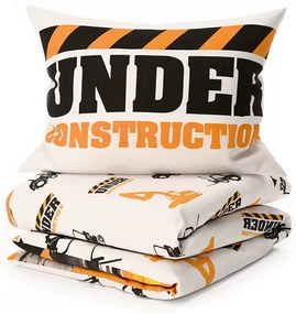 Lenjerie de pat din bumbac luminiscente BAGR portocalie Dimensiune lenjerie de pat: 70 x 90 cm | 140 x 200 cm