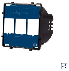 Modul Intrerupator Triplu Cap Scara / Cruce cu Touch LUXION, Serie A