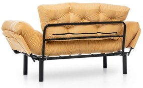 Canapea extensibilă Nitta Mustard