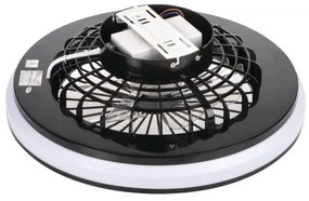 Plafonieră LED RGBW dimabilă cu ventilator Kanlux 38034 PLAVE 48W/230V 3000/4000/6500K + telecomandă