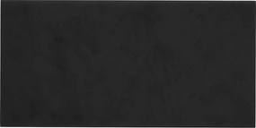 vidaXL Tăblie de Pat pentru Perete 12 pcs Negru 60 x 30 cm Catifea