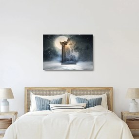 Tablou pe sticlă - Oglindă magică (70x50 cm)