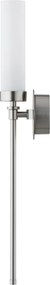 Aplica de perete stil elegant PRESTON nickel/sticla opal