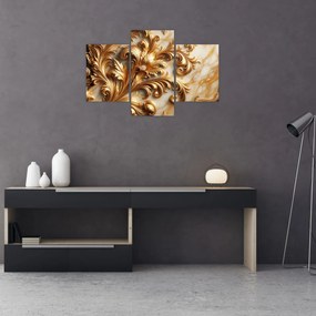 Tablou - Marmură cu auriu (90x60 cm)