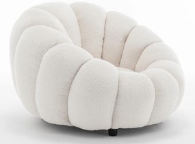 HR9223 Scaun Alb din Boucle