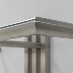 Cuier de perete argintiu din metal Senza – Spinder Design