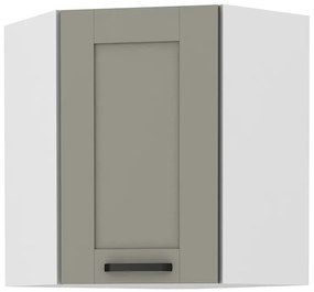 Dulap superior de bucătărie de colț Lucid 58 x 58 GN 72 1F (claygrey + alb). 1045453