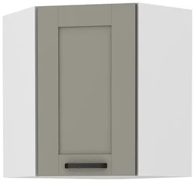 Dulap superior de bucătărie de colț Lucid 58 x 58 GN 72 1F (claygrey + alb). 1045453