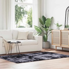 vidaXL Covor shaggy cu pom înalt, NAVARRA, gri închis, 130x200 cm