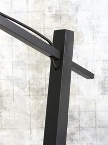 Lampa de podea eco din iuta Iguazu S 30cm, negru