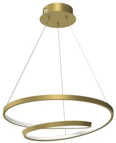 Lustra, candelabru LED design modern Lucero auriu