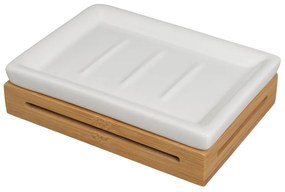 Set de accesorii de baie în culoare naturală din bambus – Casa Selección