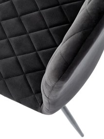 Scaun K525 velvet negru