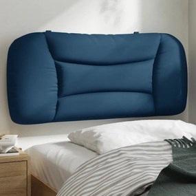 374531 vidaXL Pernă pentru tăblie de pat, albastru, 80 cm, material textil