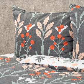 Lenjerie de pat din flanel 4Home Winter nature,220 x 200 cm, 2 buc. 70 x 90 cm, 220 x 200 cm, 2 buc. 70 x 90 cm