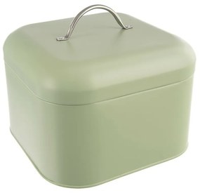 Orion Cutie pentru pâine din tablă Greenish, 20 x20 x 17 cm, 20 x 20 x 17 cm