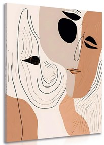 Tablou forme abstracte ale feței