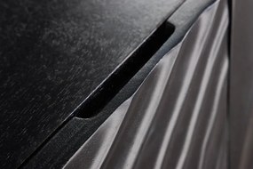 Comoda TV suspendata din lemn de mango Scorpion 200cm, negru A-44526 VC