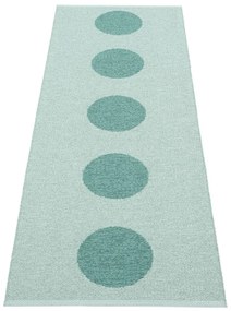 Covor tip traversă pentru interior și exterior turcoaz 70x200 cm Vera Pop Jade – Pappelina