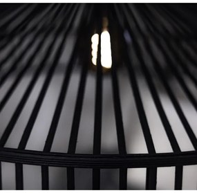 Lustră pe cablu Markslöjd 108782 TAPA 1xE27/40W/230V negru/bambus