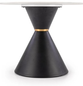 Masă de cafea Gorro S (marmură albă + negru). 1092444