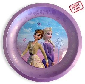 Disney Regatul de gheață Wind set de farfurii plate din plastic premium micro 4 bucăți 21 cm