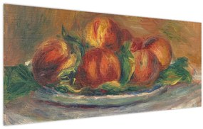 Tablou - Auguste Renoir, Peaches on a  Plate, reproducere (120x50 cm)