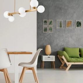 Lustră pe tijă ASTRO 6xG9/5W/230V aurie