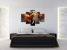 Tablou - Pictura unui elefant (150x105 cm)