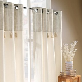 Draperie în culoare naturală 140x240 cm Island – douceur d'intérieur