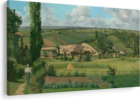Tablou - Camille Pissarro, Landscape at Les Pâtis, Pontoise, reproducere (90x60 cm)