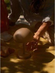 Nordlux - Lampă de masă LED reîncărcabilă, dimerizabilă pentru exterior ELLEN LED/2,8W/3,7V IP44 maro